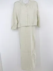 ◇ apart by lowrys アパートバイ ローリーズ ワンピース シャツ アンサンブル サイズM グリーン系 レディース P  【中古】 【1209210001602】