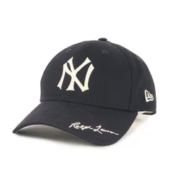 POLO Ralph Lauren ポロ ラルフローレン キャップ ネイビー 紺 サイズ:L | LIMITED EDITION NEW ERA New York Yankees NYロゴ ベースボールキャップ | ブランド | コラボ 別注【中古】