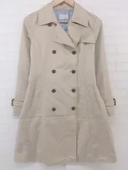 ◇ ◎ INDEX インデックス ベルト付 長袖 トレンチ コート サイズL ベージュ レディース P  【中古】 【1209210006867】
