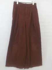 ◇ relume レリューム JOURNAL STANDARD コーデュロイ ワイド パンツ サイズS ブラウン系 レディース P  【中古】 【1209230000197】