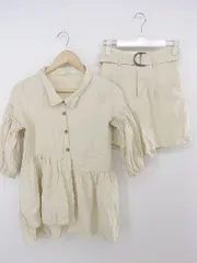 ◇ ◎ REDYAZEL レディアゼル ブラウス ショートパンツ セットアップ サイズS(01) ライトベージュ系 レディース P  【中古】 【1209230004607】