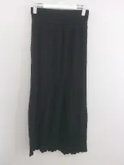 ◇ ROSE BUD ローズバッド ロング タイト ニット スカート サイズF ブラック レディース P  【中古】 【1209260001508】