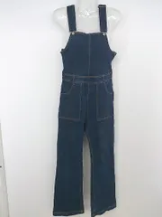 ◇ who's who Chico フーズフーチコ デニム サロペット サイズM ネイビー レディース P  【中古】 【1209270006784】のサムネイル