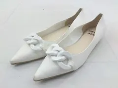 ◇ Odette e Odile UNITED ARROWS ポインテッドトゥ パンプス シューズ サイズ23cm1/2 ホワイト レディース P  【中古】 【1209270013591】のサムネイル