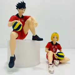 【飾磨店】 中古 黒尾鉄朗＆孤爪研磨「ハイキュー!!」ぬーどるストッパーフィギュア