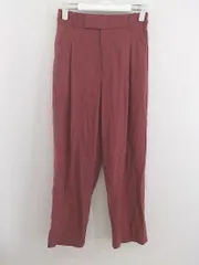 ◇ ◎ coen コーエン タグ付き ストレッチ タック パンツ サイズM ワインレッド レディース P  【中古】 【1209290000014】