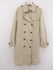 ◇ ◎ NATURAL BEAUTY BASIC コットン100% 長袖 コート サイズM ベージュ レディース P  【中古】 【1209300004513】