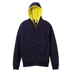 ユナイテッドアスレ UnitedAthle 10.0オンス スウェットフルジップパーカ(パイル) カジュアルスウェットパーカー (521301-4018)、ﾈｲﾋﾞｰ/ﾌﾞﾚｰｼﾞ