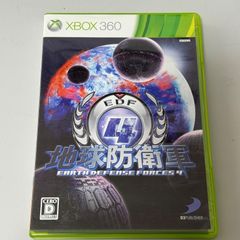 Xbox 360 地球防衛軍4 EARTH DEFENSE FORCE 4 中古 ゲーム ソフト D3パブリッシャー アクション シューティング EDF 巨大生物 4兵科 オンライン協力 動作確認済