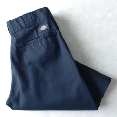 ■古着 Dickies ディッキーズ 874DN ワークパンツ チノ ダークネイビー 濃紺 W30L32【D1655】