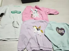 女の子用 起毛Tシャツ 4枚 120