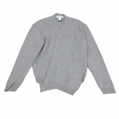 コムデギャルソン シャツCOMME des GARCONS SHIRT LOCHAVEN of COTLAND ツイストニットカーディガン グレーS