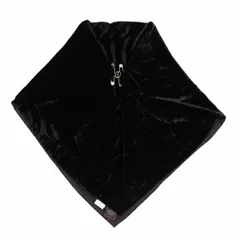 ジャンポールゴルチエ クラシックJean Paul GAULTIER CLASSIQUE ピンデザインベロアストール 黒40