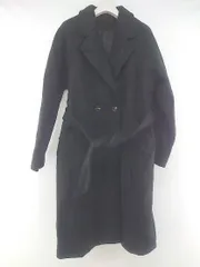 ◇ ◎ MAISON BREEZE メゾンブリーズ ダブルボタン 長袖 ロング コート ブラック レディース P  【中古】 【1210070003699】
