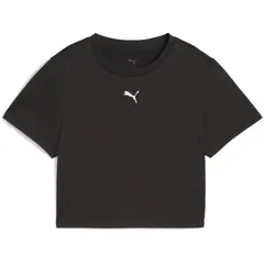 PUMA プーマ TAD ESSENTIAL BABY Tシャツ マルチスポーツ 半袖Ｔシャツウィメンズ 527329-01、PUMABlack
