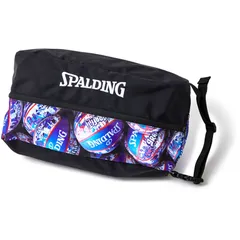 SPALDING(スポルディング) シューズバッググラフィティボール ブルー×レッド バスケットボール バッグ (42002gbr)、グラフィティボールブ