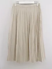 ◇ URBAN RESEARCH DOORS ウエストゴム ロング プリーツ スカート サイズone ベージュ レディース P  【中古】 【1210110001753】