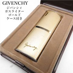 GIVENCHY ジバンシー ガスライター ゴールド　ロゴ入り ケース付き 現状渡し