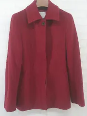 ◇ ◎ LE SOUK ルスーク ウール混 長袖 ジャケット コート サイズ2 レッド レディース P  【中古】 【1210120007233】