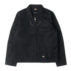 【美品】Dickies ディッキーズ ジャケット サイズ:L / HTC フラワースタッズ アイゼンハワー ワークジャケット (Eisenhower Jacket) / ブラック 黒 / アウター ブルゾン ジャンパー 上着 / コラボ 別注【メンズ】