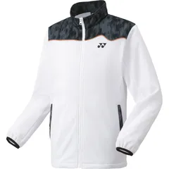 YONEX(ヨネックス) ユニニットウォームアップシャツ テニス ＷＵＰニットジャケット (51055-011)、(011)ホワイト