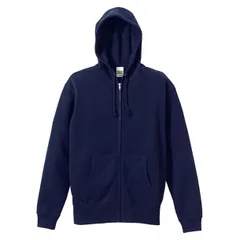 ユナイテッドアスレ UnitedAthle 10.0オンス スウェットフルジップパーカ(パイル) カジュアルスウェットパーカー (521301-86)、ﾈｲﾋﾞｰ