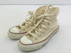 ◇ CONVERSE M9162 ALL STAR HI オールスターハイ スニーカー シューズ サイズ22.5ｃｍ アイボリー レディース P 【1210170007122】
