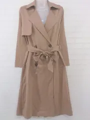 ◇ ◎ ur's ユアーズ 長袖 トレンチコート サイズS ライトブラウン系 レディース P  【中古】 【1210180005354】のサムネイル