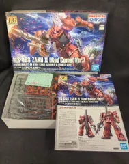 BANDAI SPIRITS HG GUNDAM THE ORIGIN バンダイスピリッツ版 シャア専用ザクII 赤い彗星ver 024