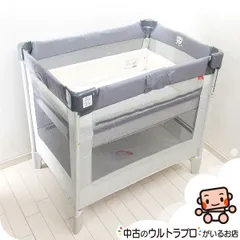 ベビーベッド アップリカ ココネルエアーAB Aprica COCONEL air 新生児から2歳 コンパクトにたためる【C.一般中古】