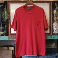 90年代 ポロ ラルフローレン ポニーロゴ ポケット Tシャツ M