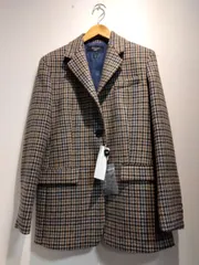 M19 MaxMaraWeekend　マックスマーラウィークエンド　ジャケット　未使用品　ツィード　千鳥格子　ウール混