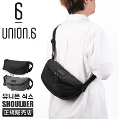 UNION.6 ユニオンシックス ボディバッグ ウエストバッグ ワンショルダーバッグ メンズ ブランド 斜めがけ 小さめ ミニ WRINKLED NYLON uacb15j