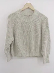 ◇ le.coeur blanc ルクールブラン 長袖 ニット セーター サイズ38 ライトベージュ レディース P  【中古】 【1210240004600】