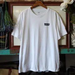 Levi's ヴィンテージ ブラック ロゴ Tシャツ 白 M