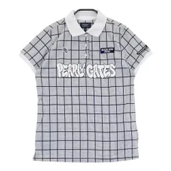 サイズ：1 PEARLY GATES パーリーゲイツ 2024年 半袖ポロシャツ 装飾 ネイビー系 [240101587867] ゴルフウェア レディース ストスト