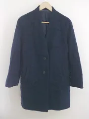 ◇ COMME CA ISM コムサイズム アルパカ混 長袖 ロング コート サイズ11 ネイビー レディース P  【中古】 【1210260001535】のサムネイル
