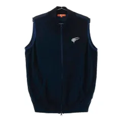 サイズ：L BEAMS GOLF ビームスゴルフ  中綿切替 ニットベスト  ネイビー系 [240101593406] ゴルフウェア メンズ ストスト