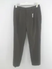◇ green label relaxing UNITED ARROWS センタープレス テーパード パンツ サイズ36 ダークブラウン レディース P  【中古】 【1210260005465】
