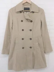 ◇ ◎ UNTITLED アンタイトル 長袖 トレンチコート サイズ2 ベージュ系 レディース P  【中古】 【1210270000498】