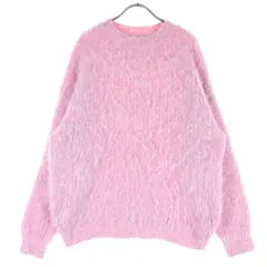 美品 Discoat ディスコート 長袖 シャギー ニット F ピンク レディース 古着