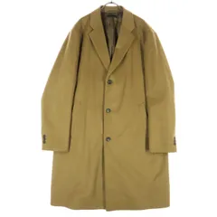 UNIQLO ユニクロ カシミヤ混 長袖 チェスターコート XXL ブラウン メンズ 古着