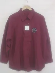 ◇ ◎ nemne ネンネ タグ付 ワッペン 長袖 シャツ サイズF ボルドー レディース P  【中古】 【1210280029625】