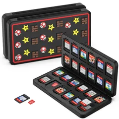 【数量限定】24枚Micro SD ソフトケース メモリーカード 収納可 対応 Switch/Switch Lite/Switch スイッチ OLED モデル対応 収納ボックス コンパクト ゲームカード 薄型 軽量 24枚 防塵 持ち運 GeeRic 傷つき防
