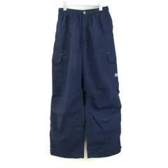 プーマ カーゴパンツ ボトムス ナイロン スポーツウエア キッズ 男の子用 140サイズ ネイビー PUMA 【中古】