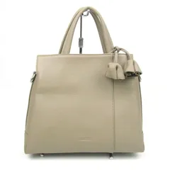 バルコス ハンドバッグ マット 2WAY シュリンクレザー 未使用 ショルダーバッグ 鞄 ブランド レディース グレージュ BARCOS