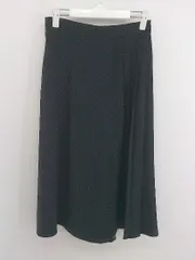 ◇ Couture brooch 水玉 ドット ウエストゴム ラップ風 ワイド パンツ サイズ38 ブラック ホワイト レディース P  【中古】 【1210310000044】