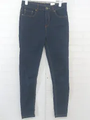 ◇ JEANASIS ジーナシス ストレッチ スキニー パンツ サイズM ネイビー レディース P  【中古】 【1211010005995】