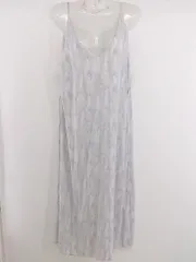 ◇ apart by lowrys タイダイ柄 膝下丈 キャミソールワンピース サイズF グレー系 ホワイト系 マルチ レディース P  【中古】 【1211020005459】