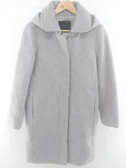 ◇ URBAN RESEARCH アーバンリサーチ フーディー 長袖 ロング コート サイズ38 グレー レディース P  【中古】 【1211020005114】